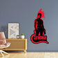 Kismet Decals The Batman Catwoman Black & Red Licensed Wall Sticker - Easy DIY Home & Kids Room Decor Wall Decal Art - Kismet Decals
