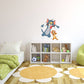 Kismet Decals Tom & Jerry: Duo of Fun Licensed Wall Sticker - Easy DIY Home & Room Decor Cartoon Wall Art - Kismet Decals