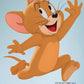 Kismet Decals Tom & Jerry: Friendly Chase Down Licensed Wall Sticker - Easy DIY Home & Room Decor Cartoon Wall Art - Kismet Decals
