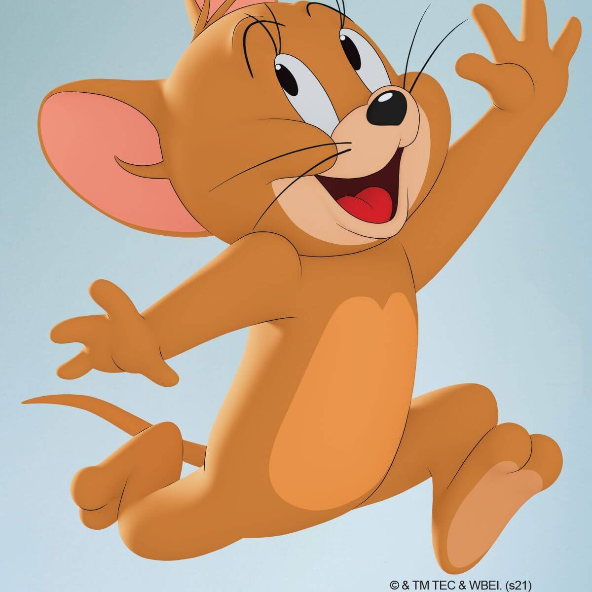 Kismet Decals Tom & Jerry: Friendly Chase Down Licensed Wall Sticker - Easy DIY Home & Room Decor Cartoon Wall Art - Kismet Decals