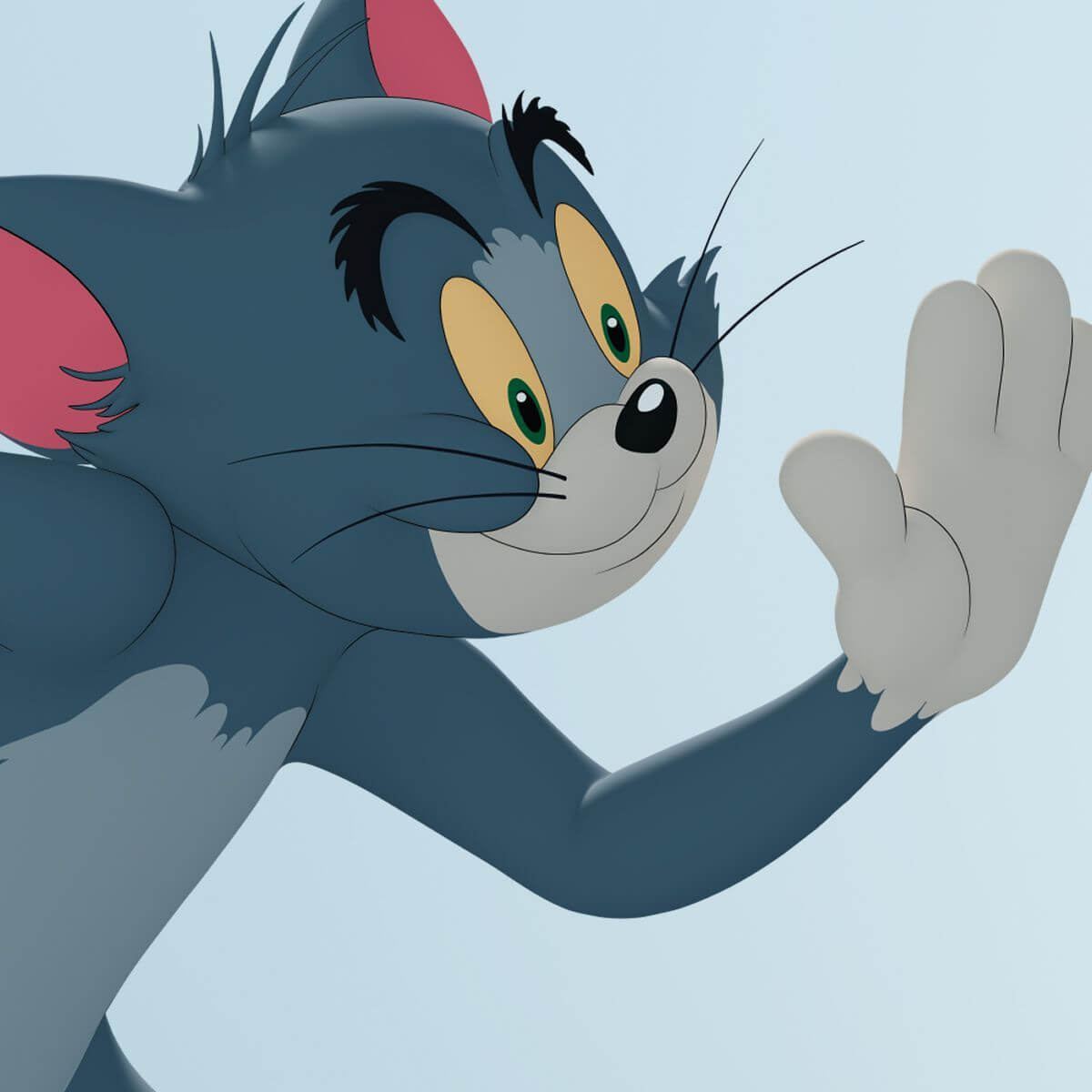 Kismet Decals Tom & Jerry: High Five! Licensed Wall Sticker - Easy DIY Home & Room Decor Cartoon Wall Art - Kismet Decals