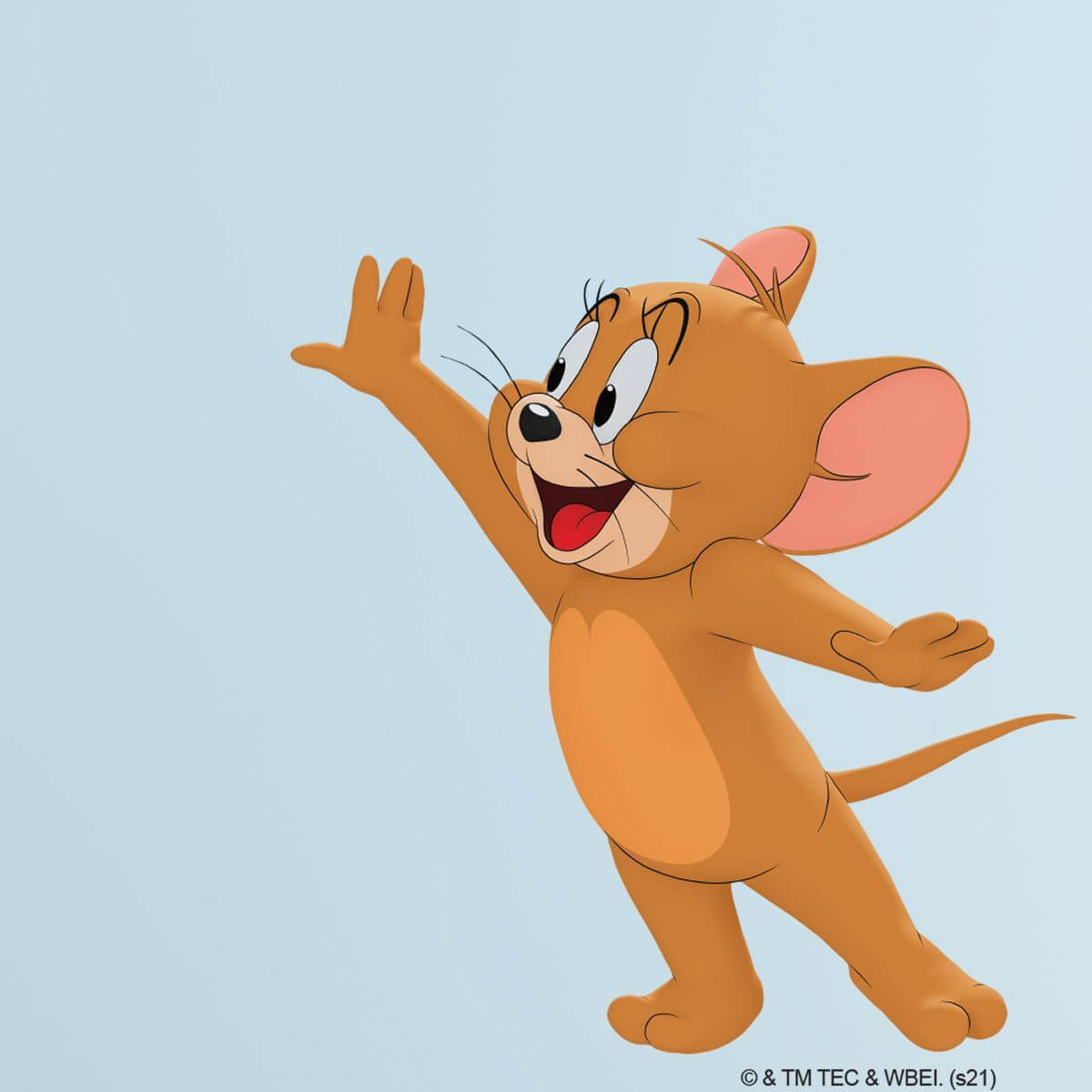 Kismet Decals Tom & Jerry: High Five! Licensed Wall Sticker - Easy DIY Home & Room Decor Cartoon Wall Art - Kismet Decals