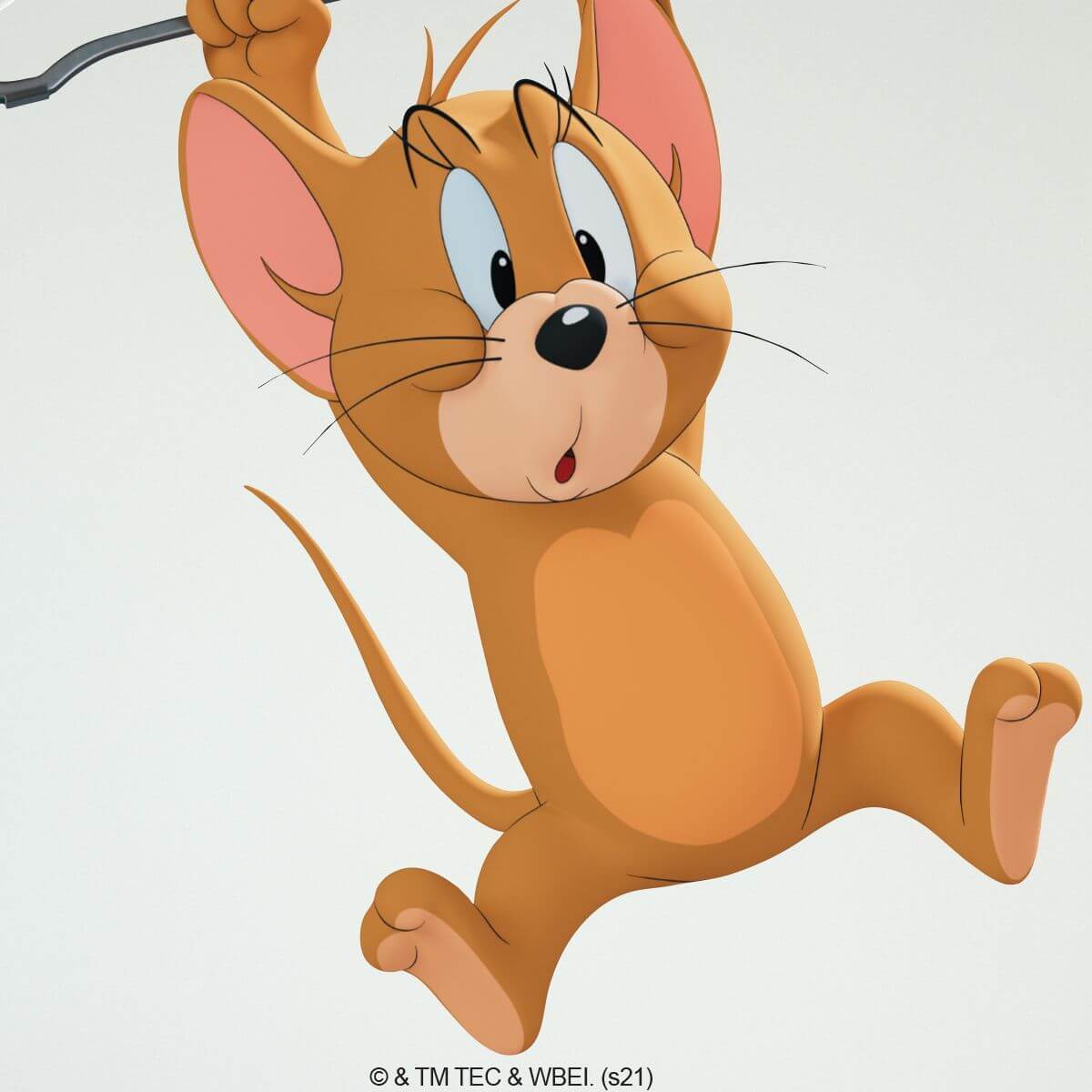 Kismet Decals Tom & Jerry: Jerry Hanging on A Drone Licensed Wall Sticker - Easy DIY Home & Room Decor Cartoon Wall Art - Kismet Decals