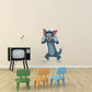 Kismet Decals Tom & Jerry: Sneaky Tom Licensed Wall Sticker - Easy DIY Home & Room Decor Cartoon Wall Art - Kismet Decals