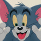 Kismet Decals Tom & Jerry: Sneaky Tom Licensed Wall Sticker - Easy DIY Home & Room Decor Cartoon Wall Art - Kismet Decals