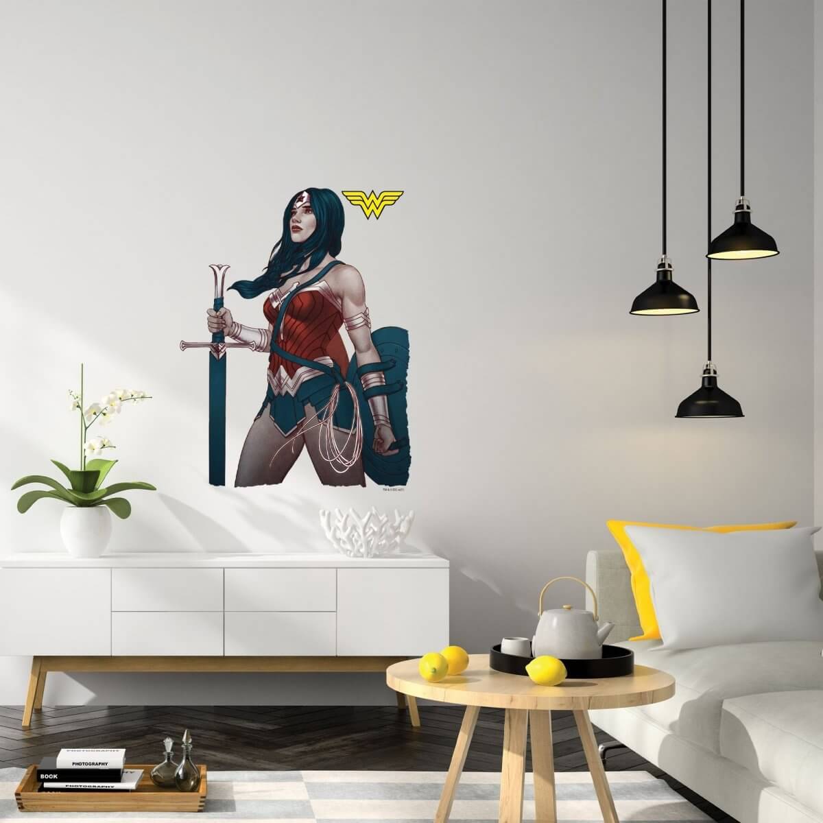 Kismet Decals Wonder Woman #30 Var. Comic Cover Series Officially Licensed Wall Sticker - Easy DIY DC Comics Home, Kids or Adult Bedroom, Office, Living Room Decor Wall Art - Kismet Decals