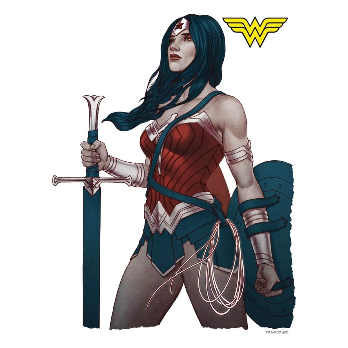 Kismet Decals Wonder Woman #30 Var. Comic Cover Series Officially Licensed Wall Sticker - Easy DIY DC Comics Home, Kids or Adult Bedroom, Office, Living Room Decor Wall Art - Kismet Decals