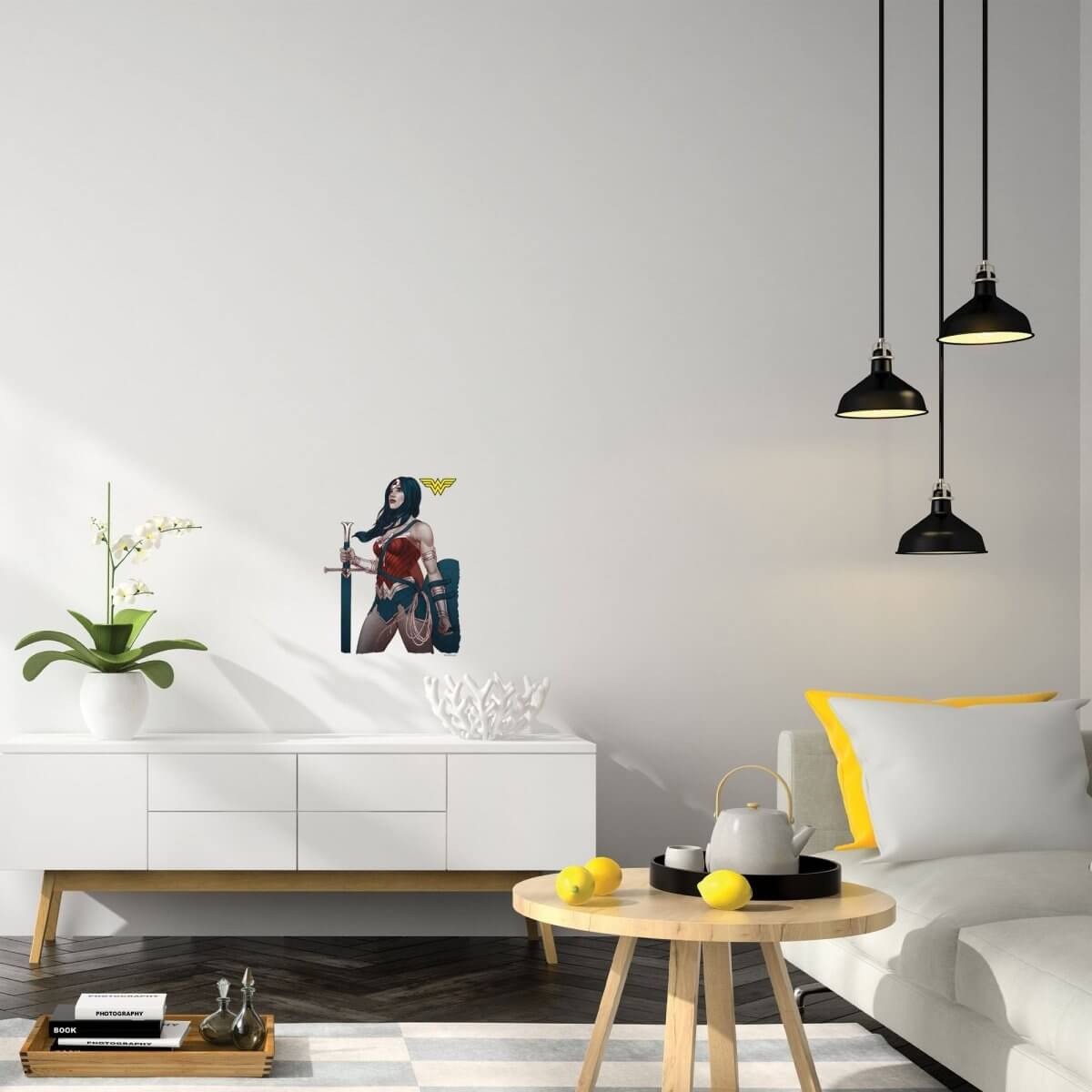 Kismet Decals Wonder Woman #30 Var. Comic Cover Series Officially Licensed Wall Sticker - Easy DIY DC Comics Home, Kids or Adult Bedroom, Office, Living Room Decor Wall Art - Kismet Decals