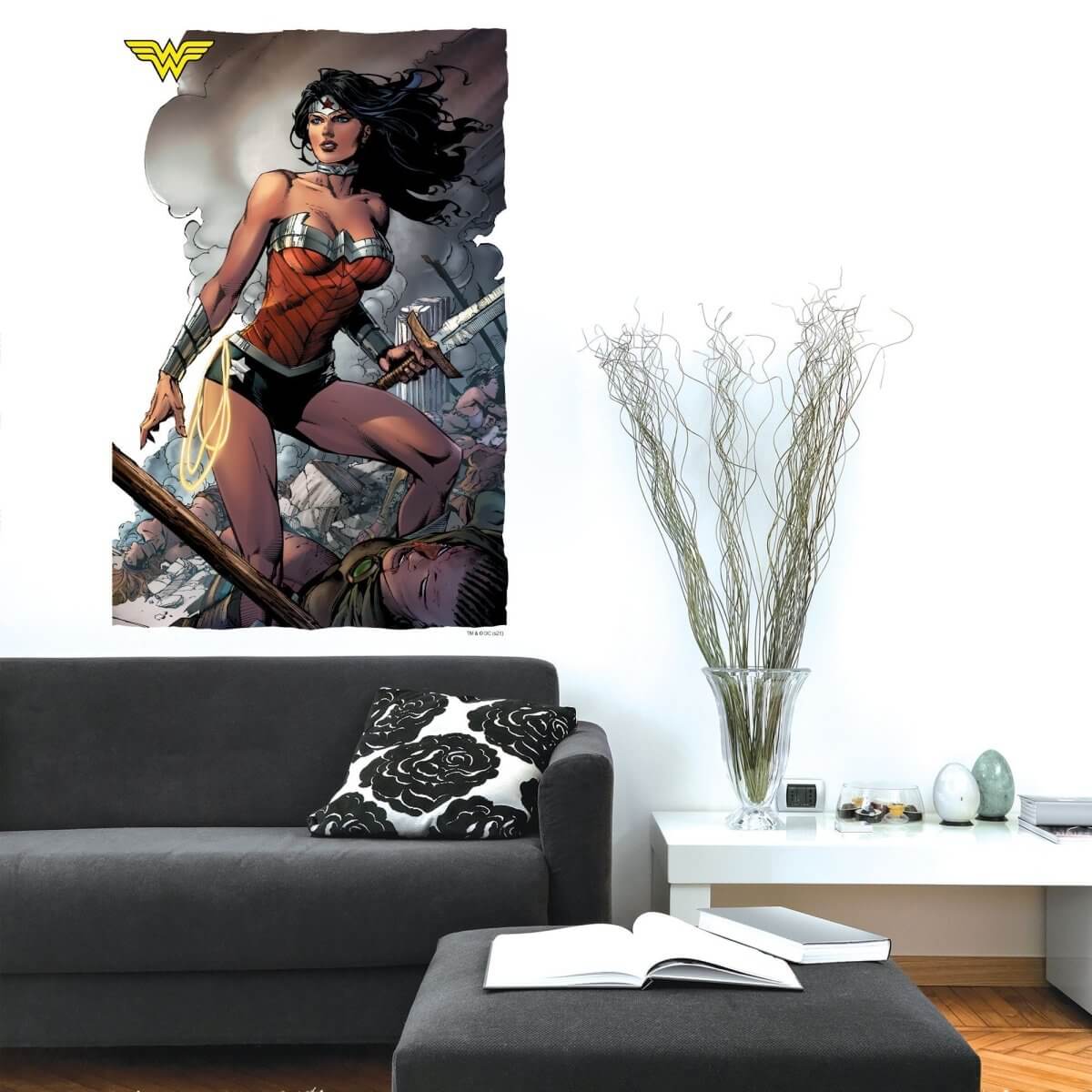 Kismet Decals Wonder Woman #38 Pg 17 Comic Cover Series Officially Licensed Wall Sticker - Easy DIY DC Comics Home, Kids or Adult Bedroom, Office, Living Room Decor Wall Art - Kismet Decals