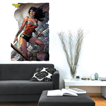 Kismet Decals Wonder Woman #38 Pg 17 Comic Cover Series Officially Licensed Wall Sticker - Easy DIY DC Comics Home, Kids or Adult Bedroom, Office, Living Room Decor Wall Art - Kismet Decals