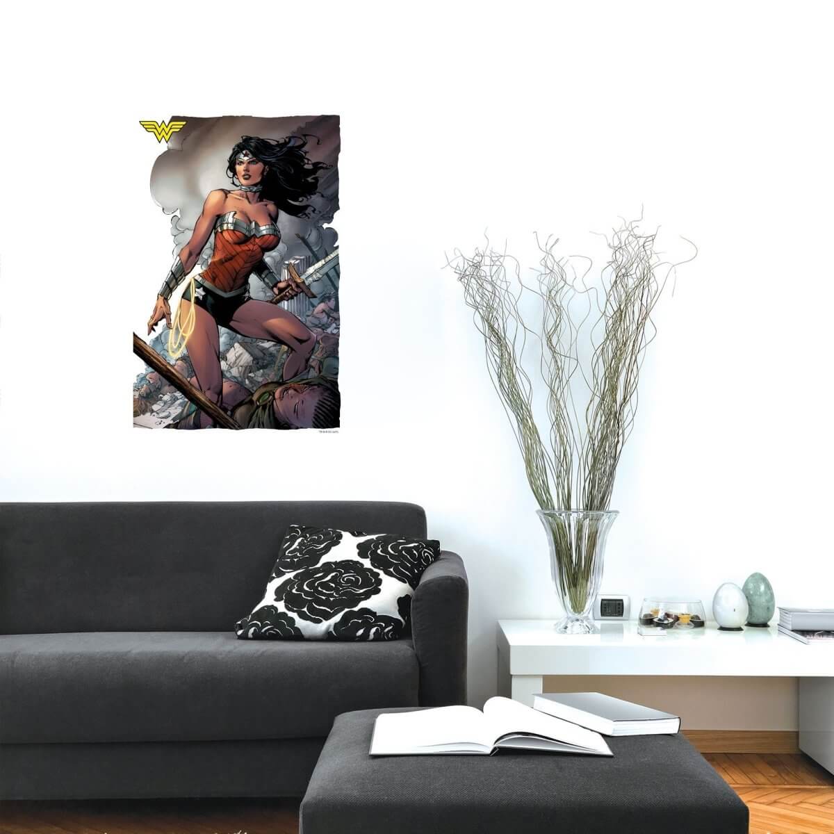Kismet Decals Wonder Woman #38 Pg 17 Comic Cover Series Officially Licensed Wall Sticker - Easy DIY DC Comics Home, Kids or Adult Bedroom, Office, Living Room Decor Wall Art - Kismet Decals