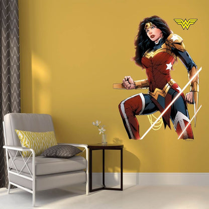 Kismet Decals Wonder Woman #41 Comic Cover Series Officially Licensed Wall Sticker - Easy DIY DC Comics Home, Kids or Adult Bedroom, Office, Living Room Decor Wall Art - Kismet Decals