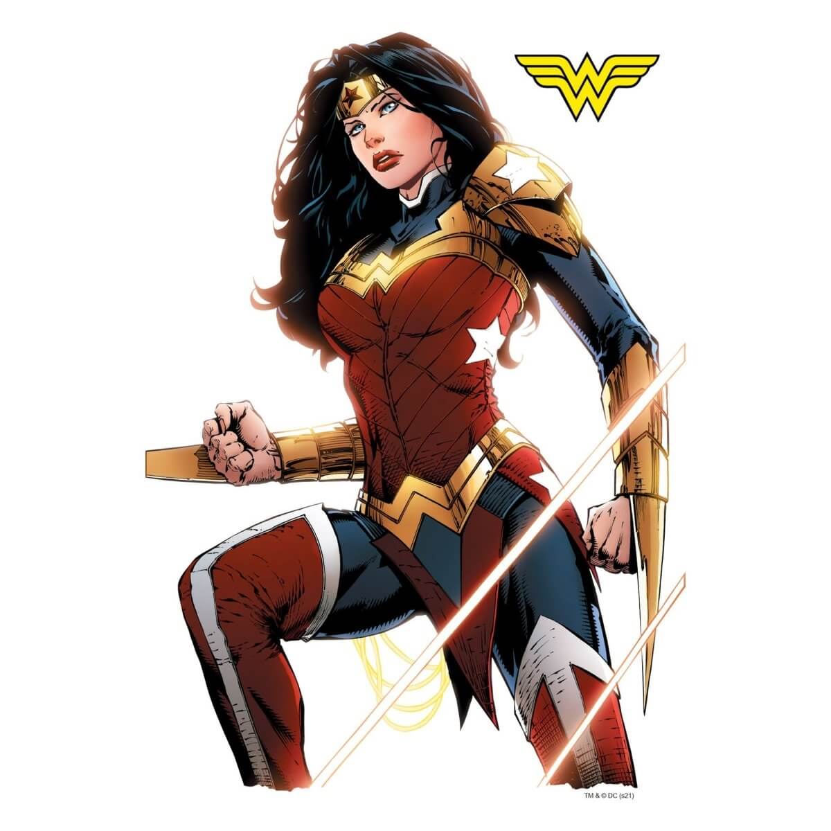 Kismet Decals Wonder Woman #41 Comic Cover Series Officially Licensed Wall Sticker - Easy DIY DC Comics Home, Kids or Adult Bedroom, Office, Living Room Decor Wall Art - Kismet Decals