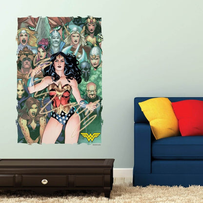 Kismet Decals Wonder Woman Annual #1 Vol 3 Comic Cover Series Officially Licensed Wall Sticker - Easy DIY DC Comics Home, Kids or Adult Bedroom, Office, Living Room Decor Wall Art - Kismet Decals