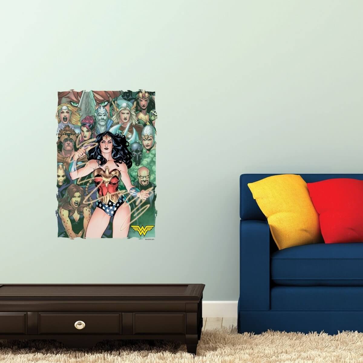 Kismet Decals Wonder Woman Annual #1 Vol 3 Comic Cover Series Officially Licensed Wall Sticker - Easy DIY DC Comics Home, Kids or Adult Bedroom, Office, Living Room Decor Wall Art - Kismet Decals