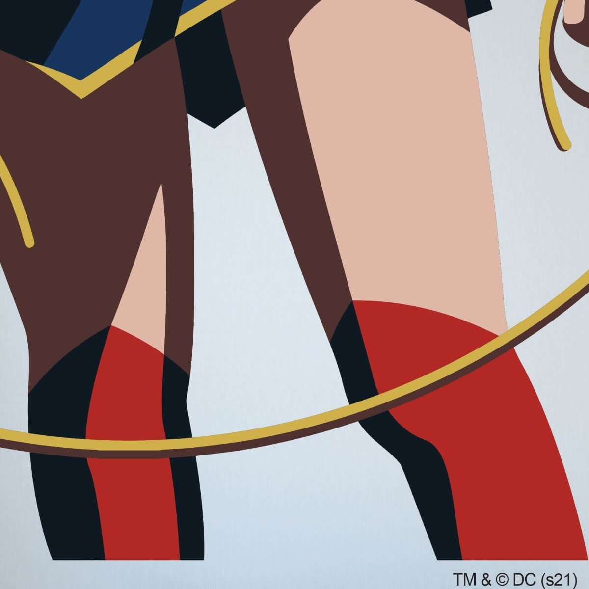 Kismet Decals Wonder Woman Believe in Wonder Officially Licensed Wall Sticker - Easy DIY DC Comics Home, Kids or Adult Bedroom, Office, Living Room Decor Wall Art - Kismet Decals