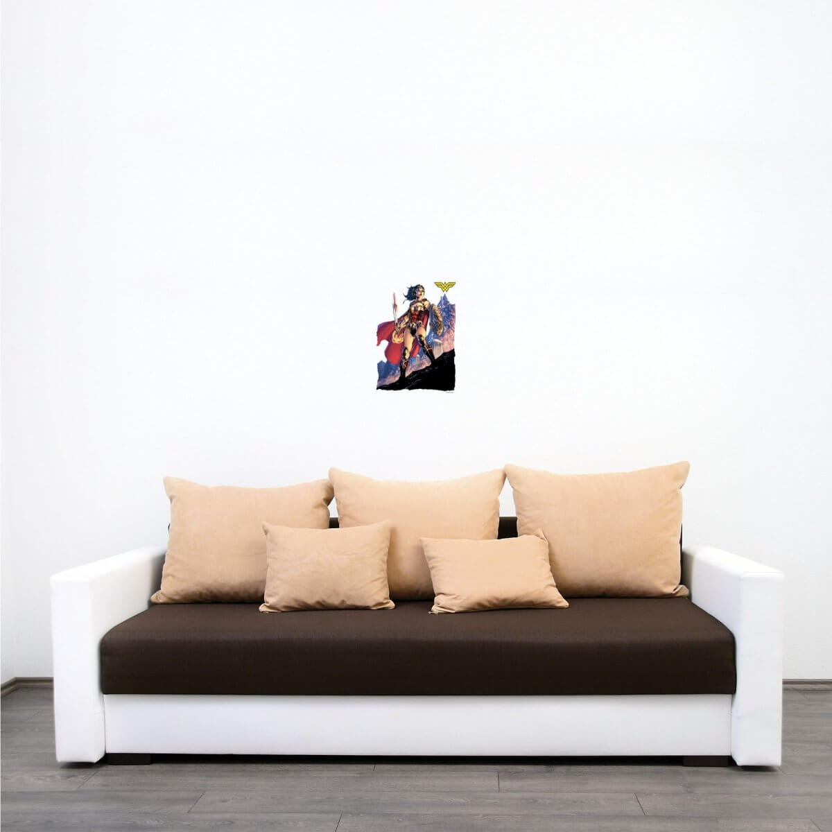 Kismet Decals Wonder Woman Comic Art by Jim Lee Officially Licensed Wall Sticker - Easy DIY DC Comics Home, Kids or Adult Bedroom, Office, Living Room Decor Wall Art - Kismet Decals