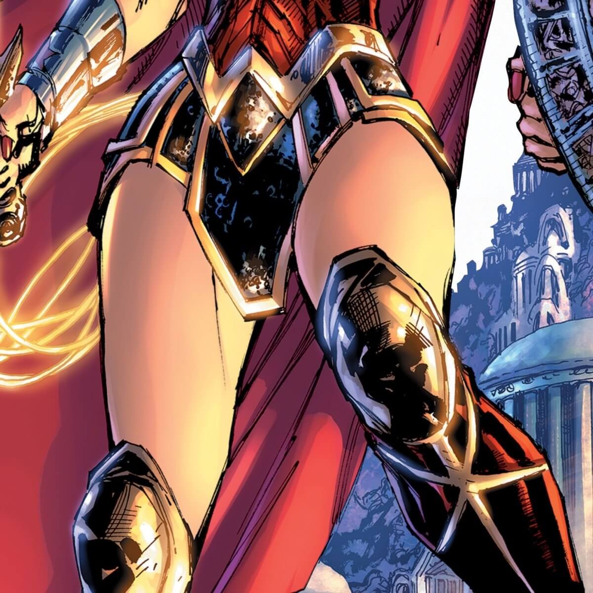 Kismet Decals Wonder Woman Comic Art by Jim Lee Officially Licensed Wall Sticker - Easy DIY DC Comics Home, Kids or Adult Bedroom, Office, Living Room Decor Wall Art - Kismet Decals