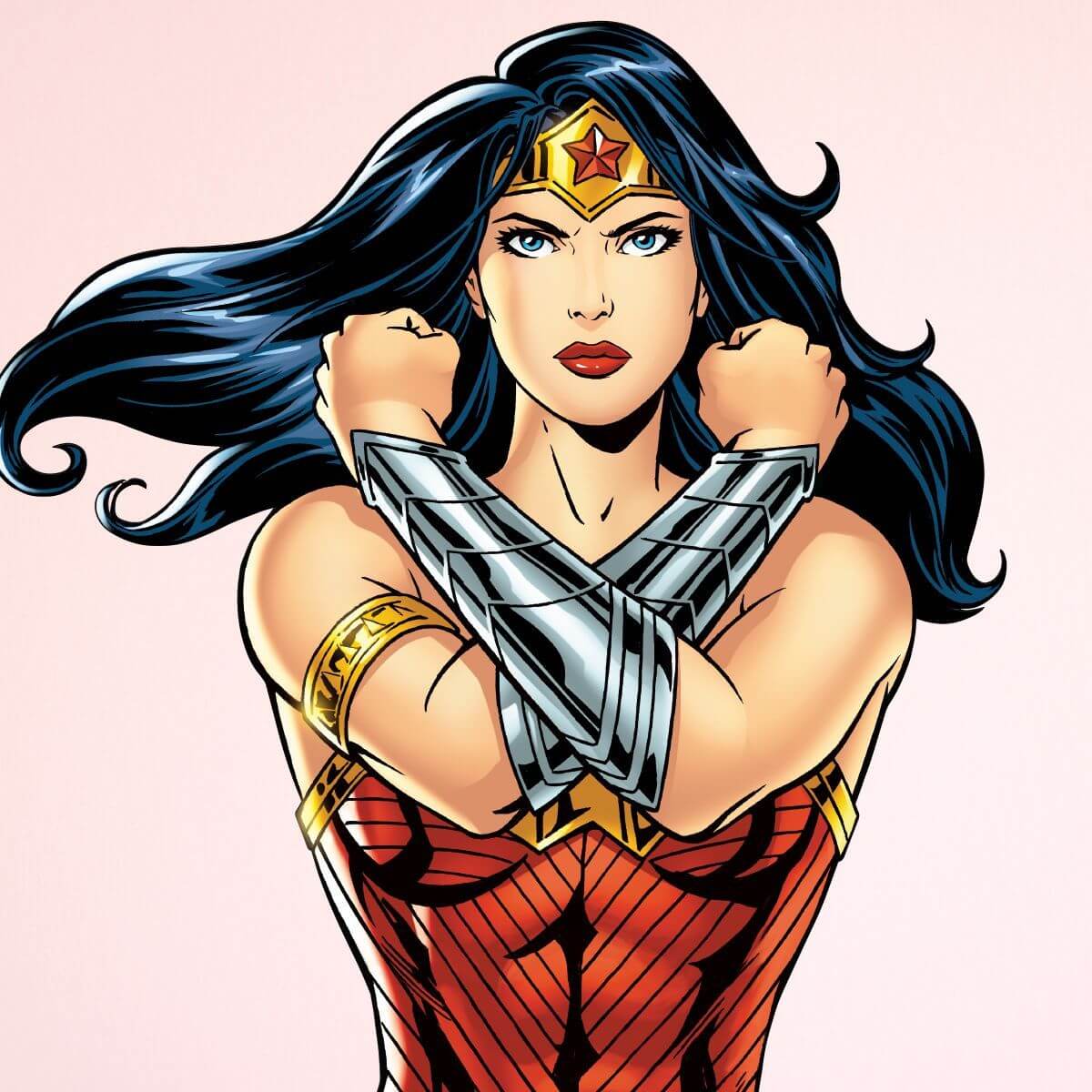 Kismet Decals Wonder Woman Defense Licensed Wall Sticker - Easy DIY Justice League Home & Room Decor Wall Art - Kismet Decals
