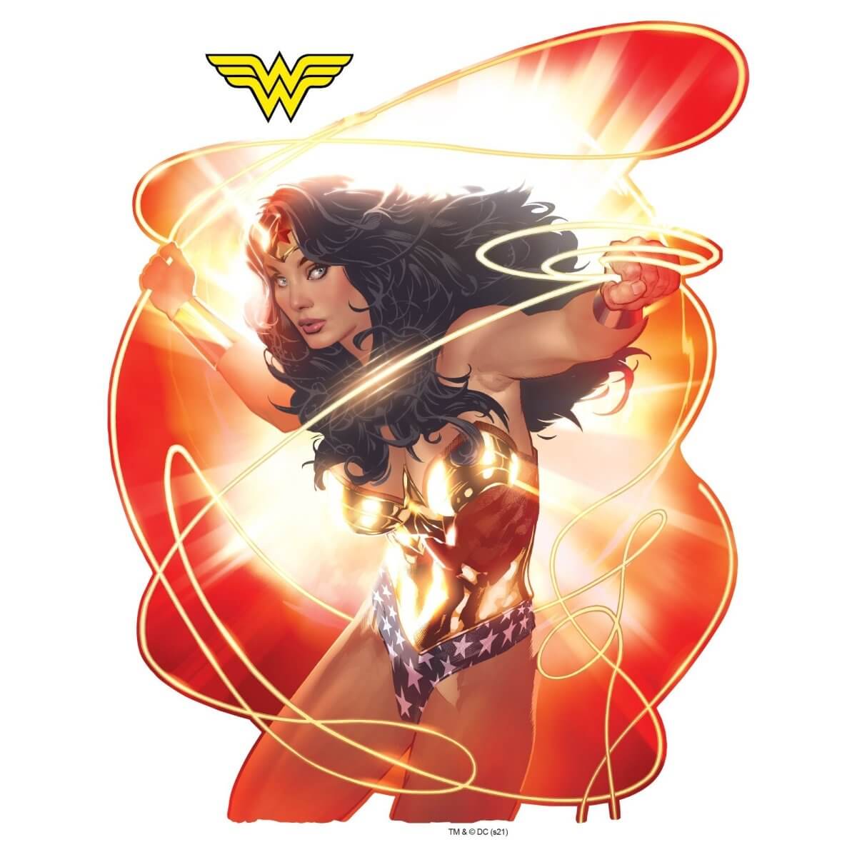 Kismet Decals Wonder Woman Encyclopedia Comic Cover Series Officially Licensed Wall Sticker - Easy DIY DC Comics Home, Kids or Adult Bedroom, Office, Living Room Decor Wall Art - Kismet Decals