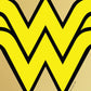 Kismet Decals Wonder Woman Logo Licensed Wall Sticker - Easy DIY Justice League Home & Room Decor Wall Art - Kismet Decals