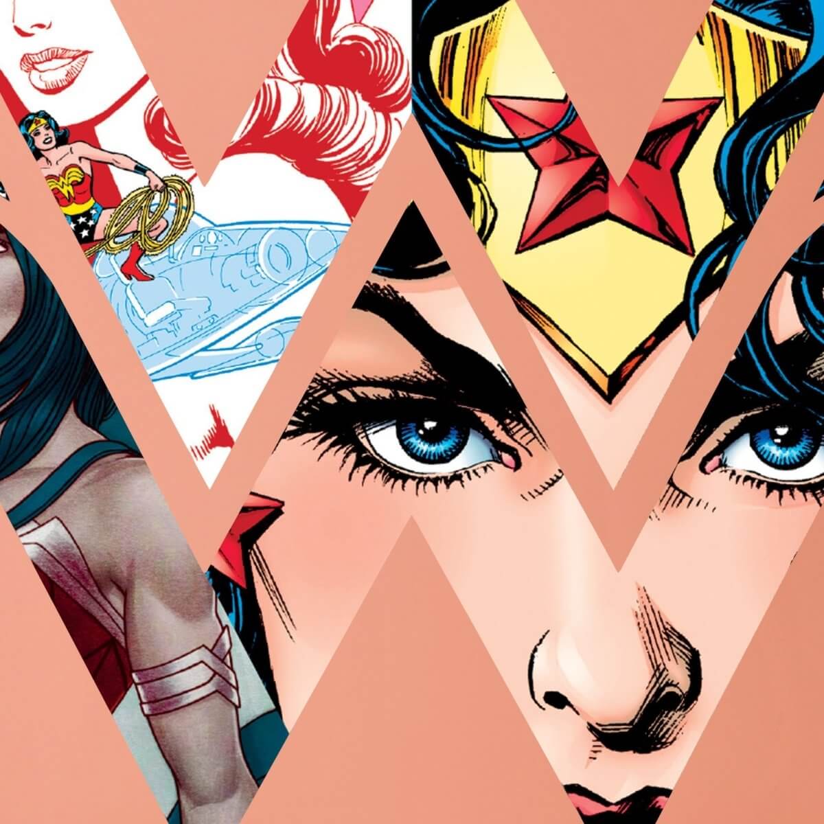 Kismet Decals Wonder Woman Variant Comic Art Officially Licensed Wall Sticker - Easy DIY DC Comics Home, Kids or Adult Bedroom, Office, Living Room Decor Wall Art - Kismet Decals