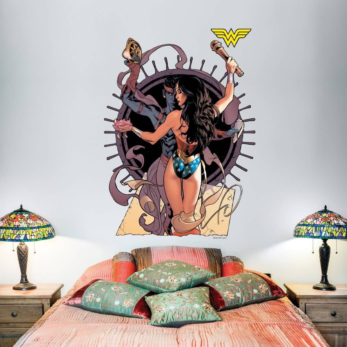 Kismet Decals Wonder Woman Vol 2 #151 Comic Cover Series Officially Licensed Wall Sticker - Easy DIY DC Comics Home, Kids or Adult Bedroom, Office, Living Room Decor Wall Art - Kismet Decals