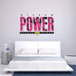 Kismet Decals Wonder Woman Wisdom Power Officially Licensed Wall Sticker - Easy DIY DC Comics Home, Kids or Adult Bedroom, Office, Living Room Decor Wall Art - Kismet Decals