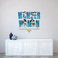 Kismet Decals Wonder Woman You Are Stronger Officially Licensed Wall Sticker - Easy DIY DC Comics Home, Kids or Adult Bedroom, Office, Living Room Decor Wall Art - Kismet Decals