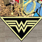 Kismet Decals WW84 Barbara vs Diana Licensed Wall Sticker - Easy DIY Wonder Woman 1984 Home & Room Decor Comic Art - Kismet Decals