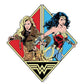 Kismet Decals WW84 Barbara vs Diana Licensed Wall Sticker - Easy DIY Wonder Woman 1984 Home & Room Decor Comic Art - Kismet Decals