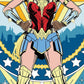 Kismet Decals WW84 Battle Stance Licensed Wall Sticker - Easy DIY Wonder Woman 1984 Home & Room Decor Comic Art - Kismet Decals