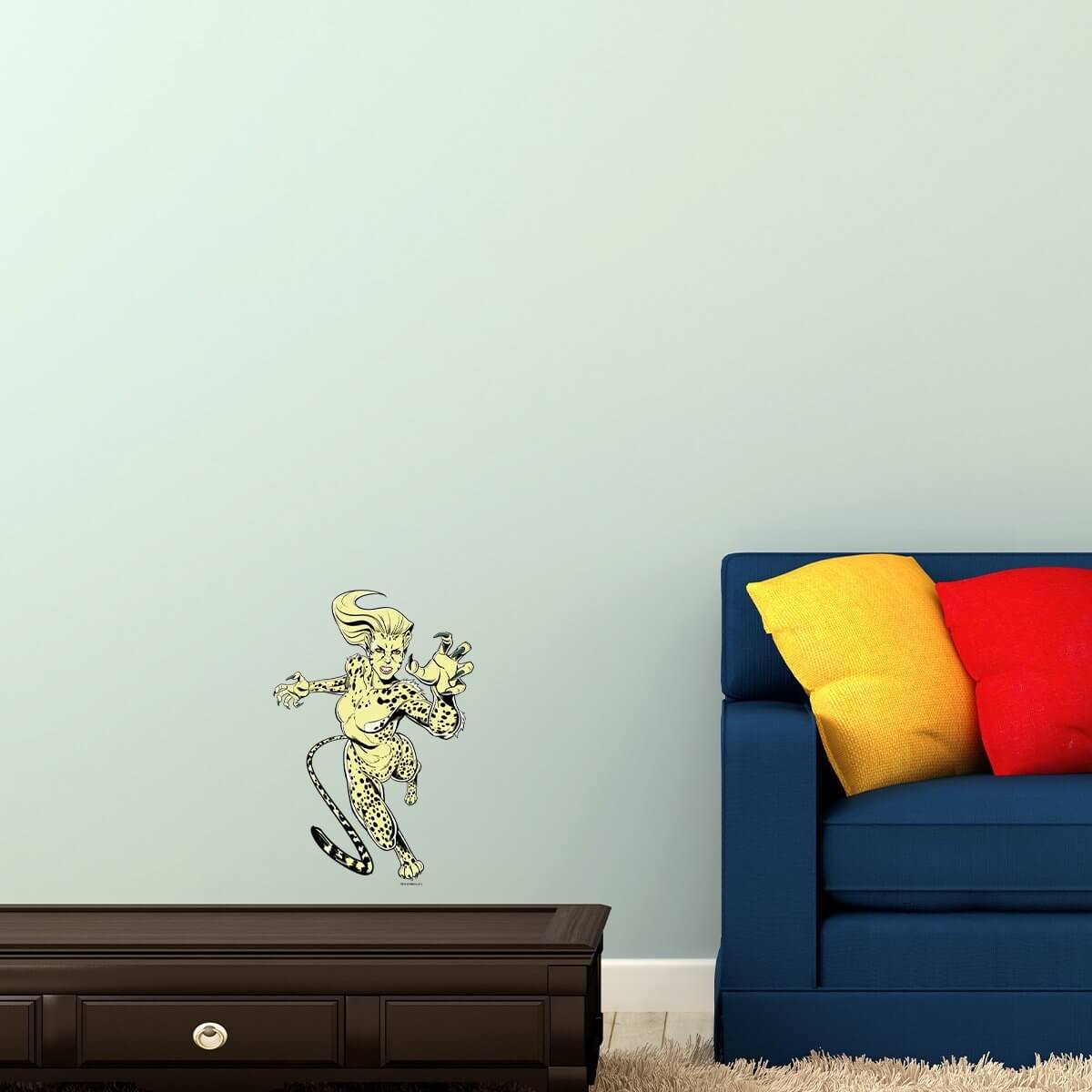 Kismet Decals WW84 Cheetah Front Claw Pose Licensed Wall Sticker - Easy DIY Wonder Woman 1984 Home & Room Decor Wall Art - Kismet Decals