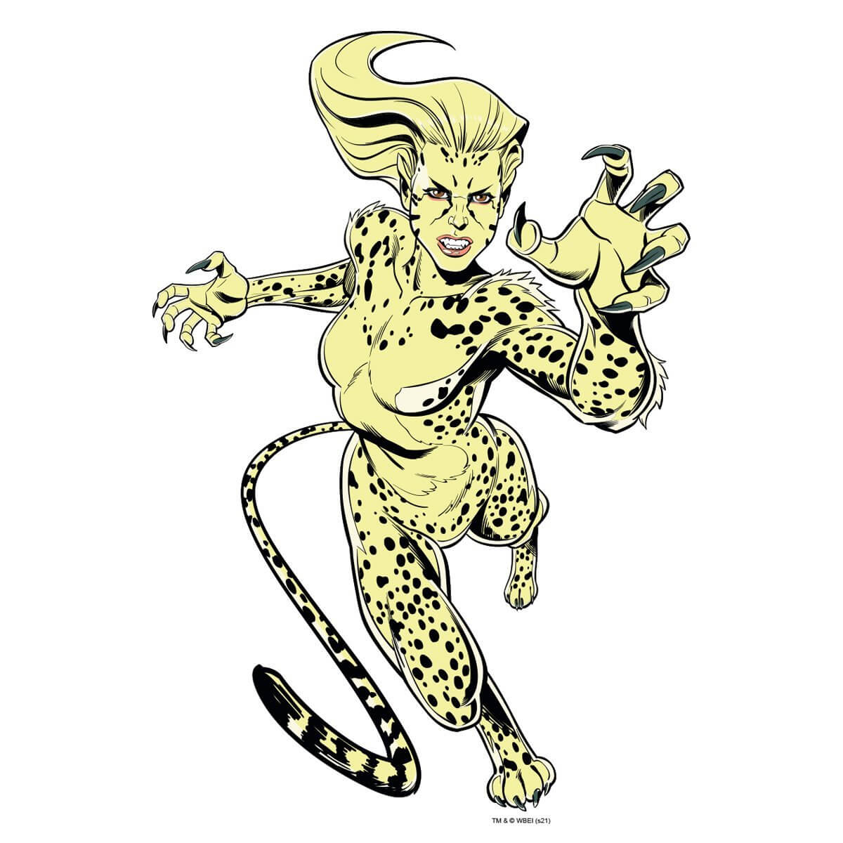 Kismet Decals WW84 Cheetah Front Claw Pose Licensed Wall Sticker - Easy DIY Wonder Woman 1984 Home & Room Decor Wall Art - Kismet Decals