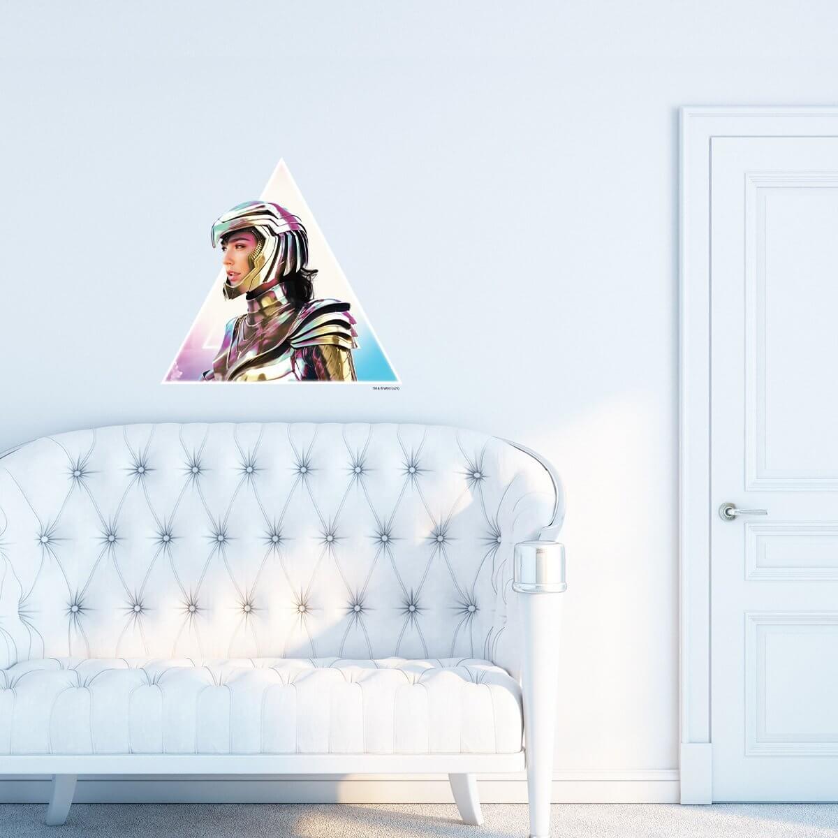 Kismet Decals WW84 Gal Gadot Helm Headshot Licensed Wall Sticker - Easy DIY Wonder Woman 1984 Home & Room Decor Wall Art - Kismet Decals