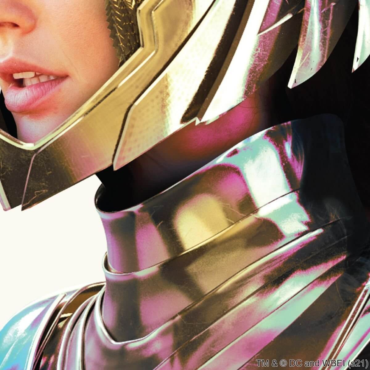Kismet Decals WW84 Gal Gadot Helm Headshot Licensed Wall Sticker - Easy DIY Wonder Woman 1984 Home & Room Decor Wall Art - Kismet Decals