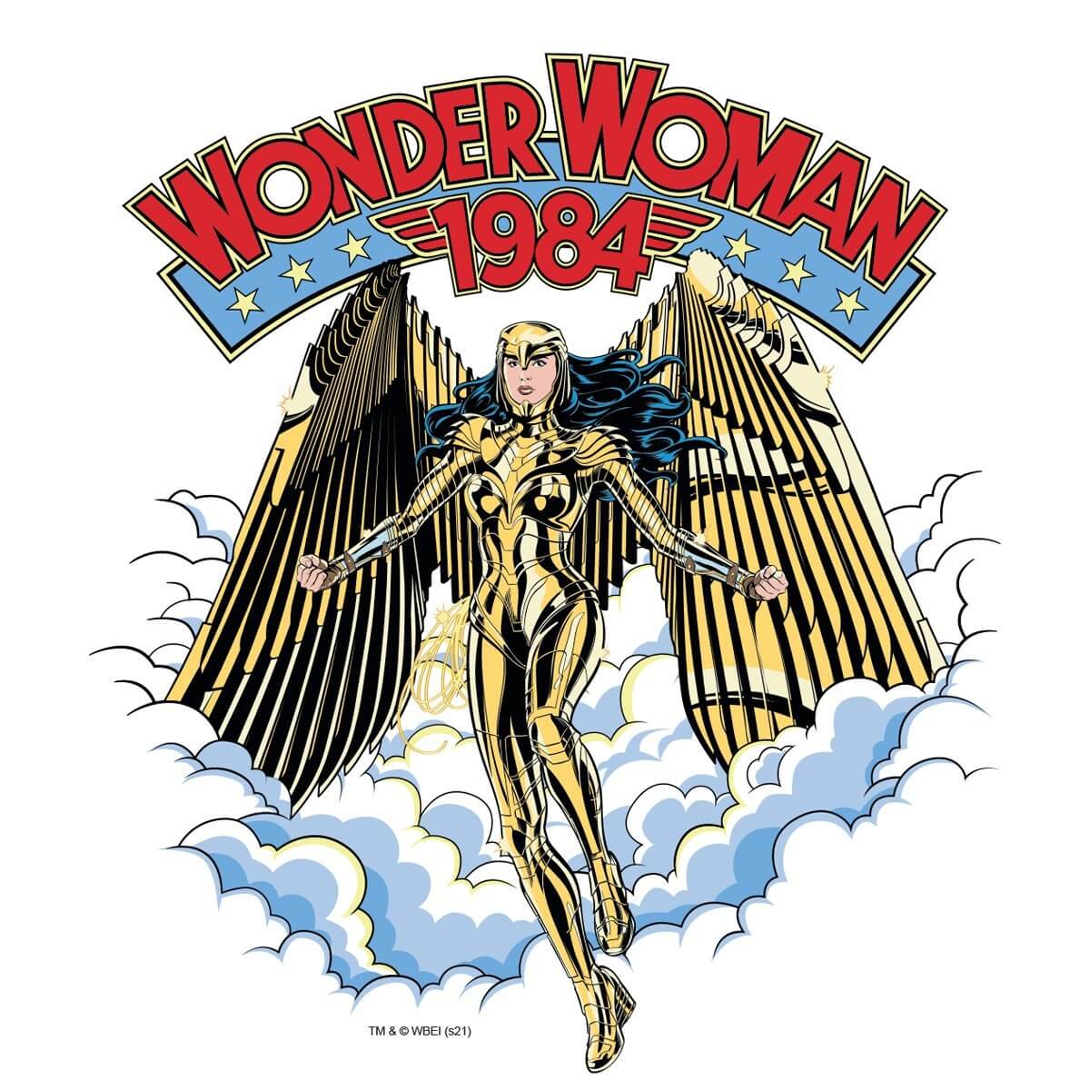 Kismet Decals WW84 Golden Eagle Armor Licensed Wall Sticker - Easy DIY Wonder Woman 1984 Home & Room Decor Comic Art - Kismet Decals