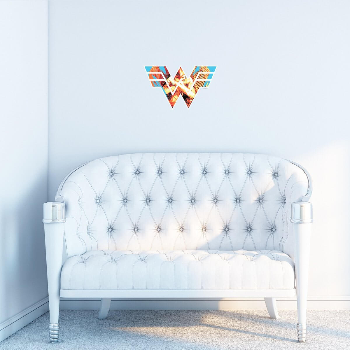 Kismet Decals WW84 Golden Eagle Armor Logo Licensed Wall Sticker - Easy DIY Wonder Woman 1984 Home & Room Decor Wall Art - Kismet Decals