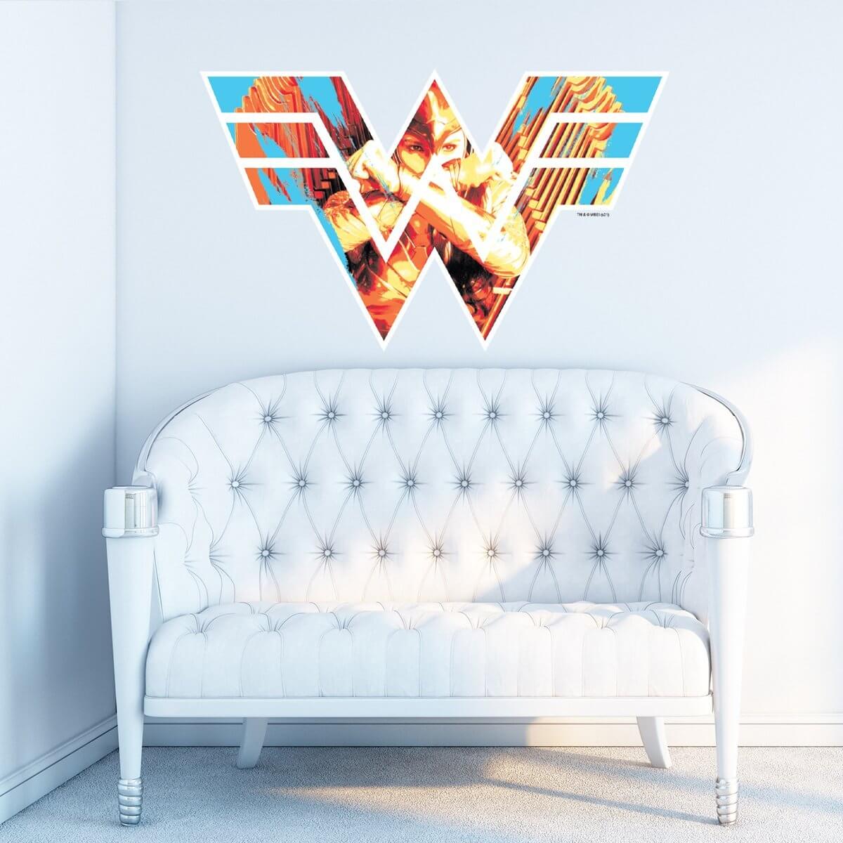 Kismet Decals WW84 Golden Eagle Armor Logo Licensed Wall Sticker - Easy DIY Wonder Woman 1984 Home & Room Decor Wall Art - Kismet Decals