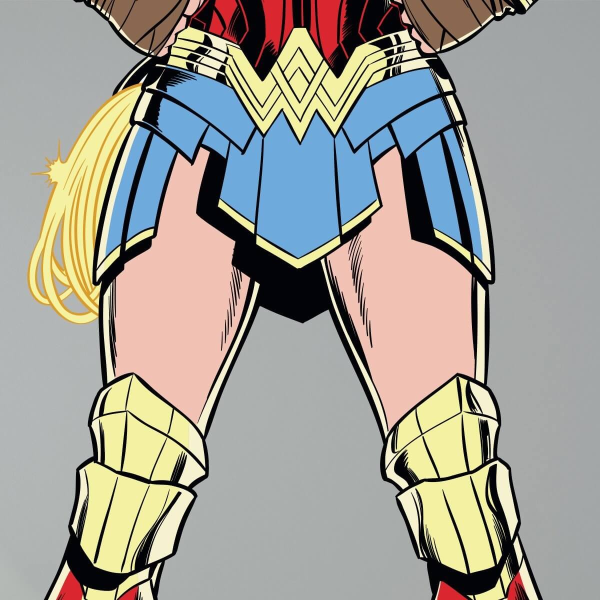 Kismet Decals WW84 Hero Pose 1 Licensed Wall Sticker - Easy DIY Wonder Woman 1984 Home & Room Decor Comic Art - Kismet Decals