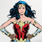 Kismet Decals WW84 Hero Pose 2 Licensed Wall Sticker - Easy DIY Wonder Woman 1984 Home & Room Decor Comic Art - Kismet Decals