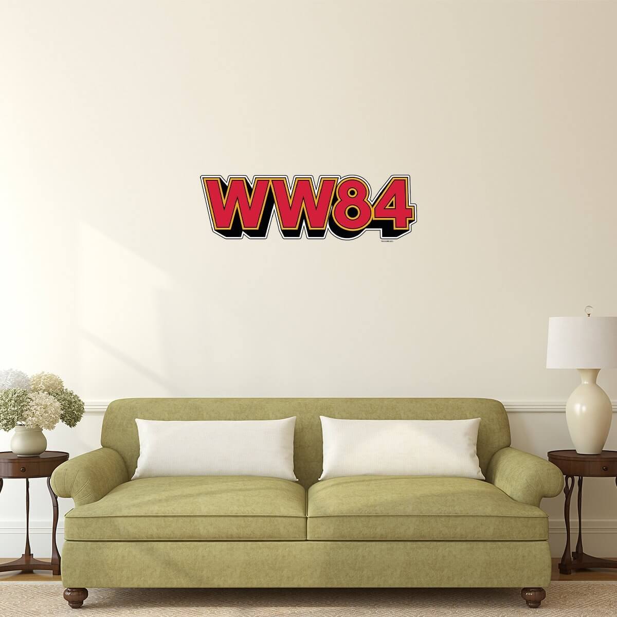 Kismet Decals WW84 Large Logo Licensed Wall Sticker - Easy DIY Wonder Woman 1984 Home & Room Decor Wall Art - Kismet Decals