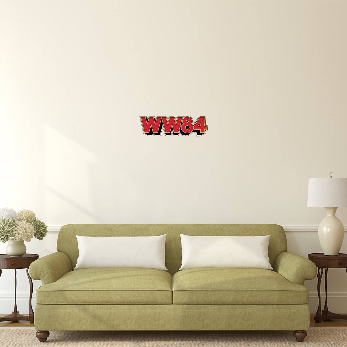 Kismet Decals WW84 Large Logo Licensed Wall Sticker - Easy DIY Wonder Woman 1984 Home & Room Decor Wall Art - Kismet Decals