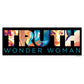 Kismet Decals WW84 Truth Logo Licensed Wall Sticker - Easy DIY Wonder Woman 1984 Home & Room Decor Wall Art - Kismet Decals