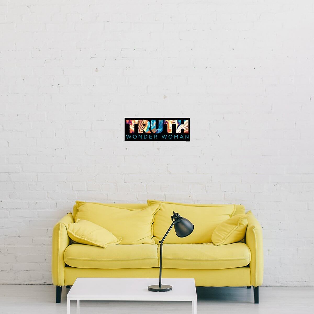 Kismet Decals WW84 Truth Logo Licensed Wall Sticker - Easy DIY Wonder Woman 1984 Home & Room Decor Wall Art - Kismet Decals
