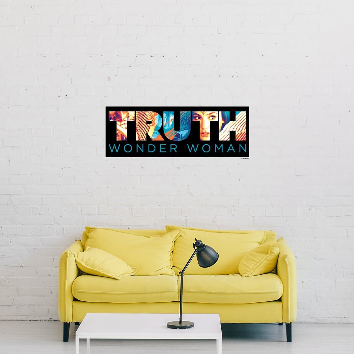 Kismet Decals WW84 Truth Logo Licensed Wall Sticker - Easy DIY Wonder Woman 1984 Home & Room Decor Wall Art - Kismet Decals