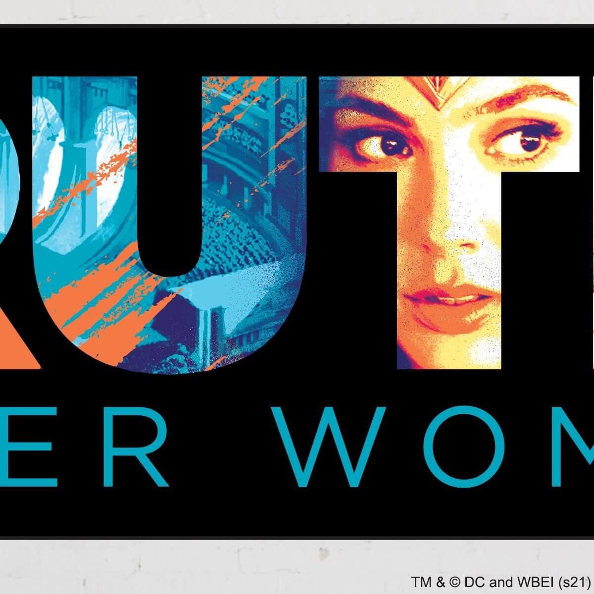 Kismet Decals WW84 Truth Logo Licensed Wall Sticker - Easy DIY Wonder Woman 1984 Home & Room Decor Wall Art - Kismet Decals